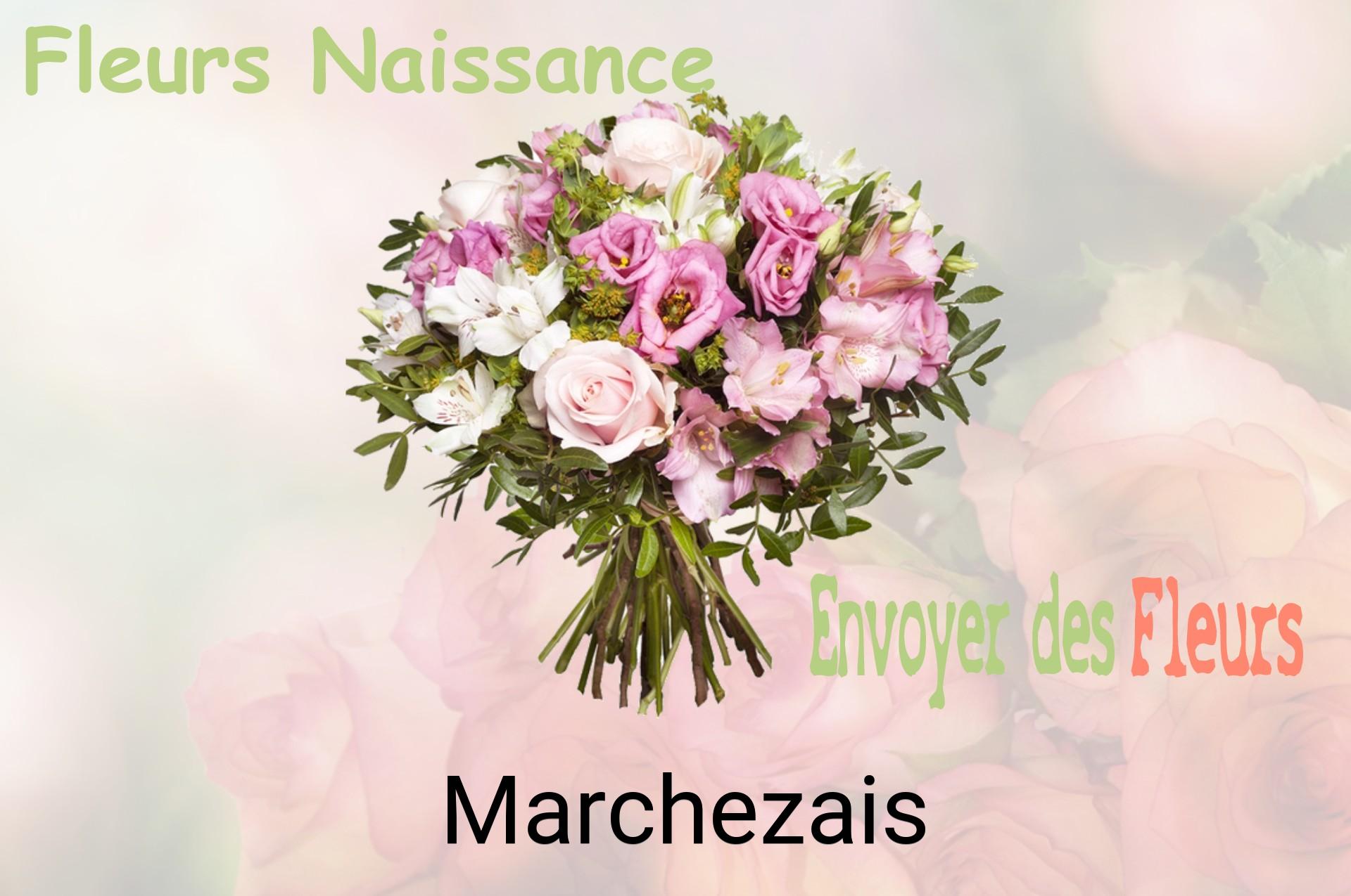 Bouquet de fleurs de naissance livré à Marchezais